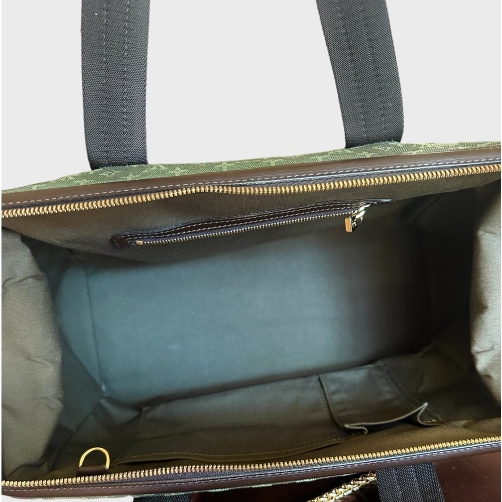 Louis Vuitton Green and Black Monogram Shoulder Bag - Picture 4 of 9